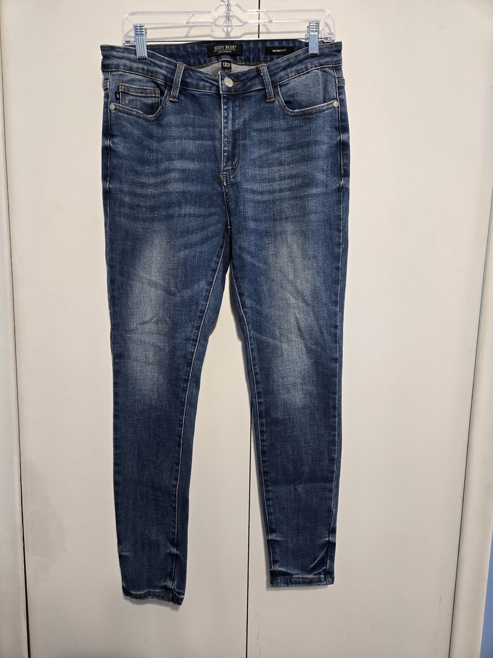 Judy Blue‎ Skinny Fit Jeans Size 13/31 Stretch Mid Wash Denim